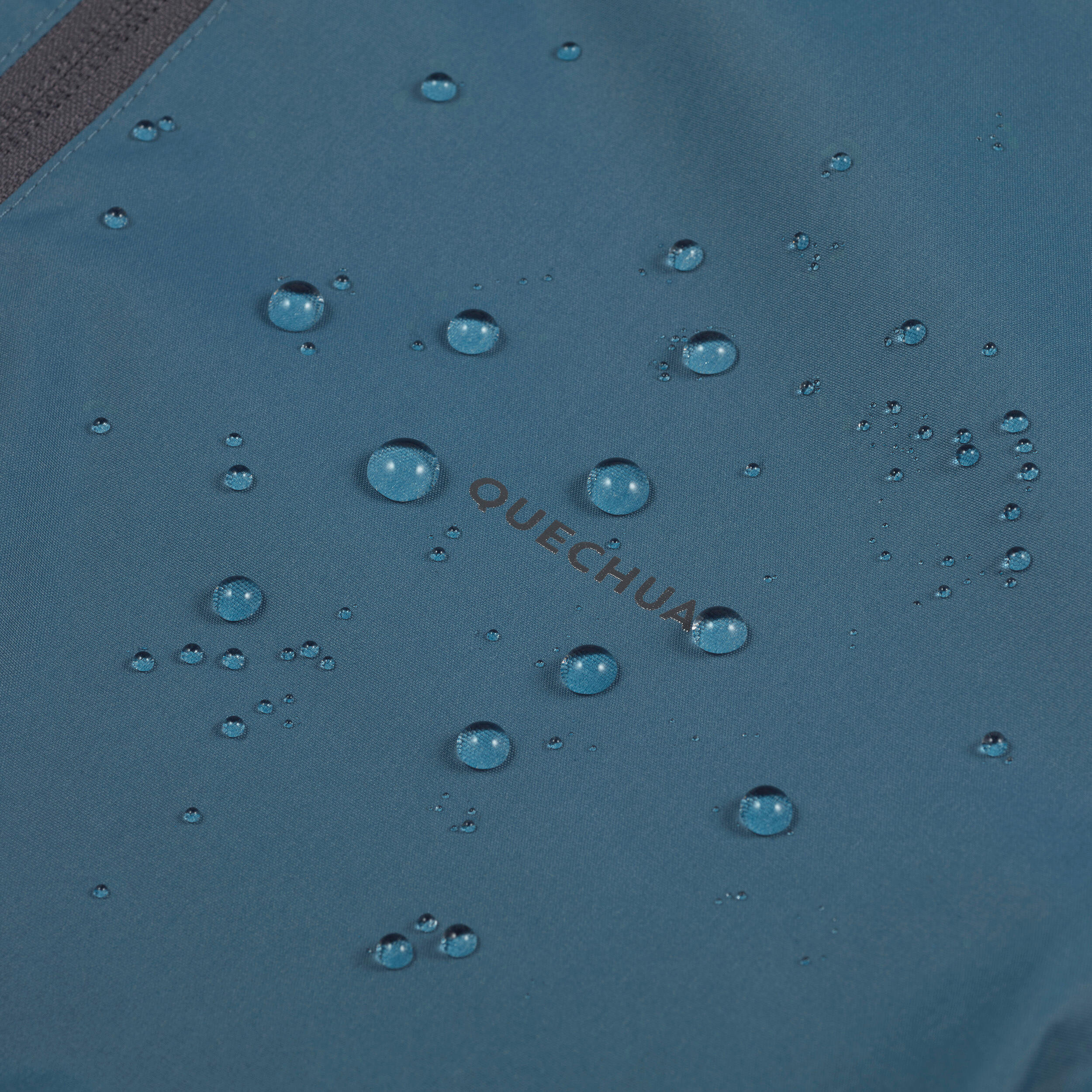 Veste imperméable de randonnée enfant - MH500 bleu 7-15 ans - QUECHUA
