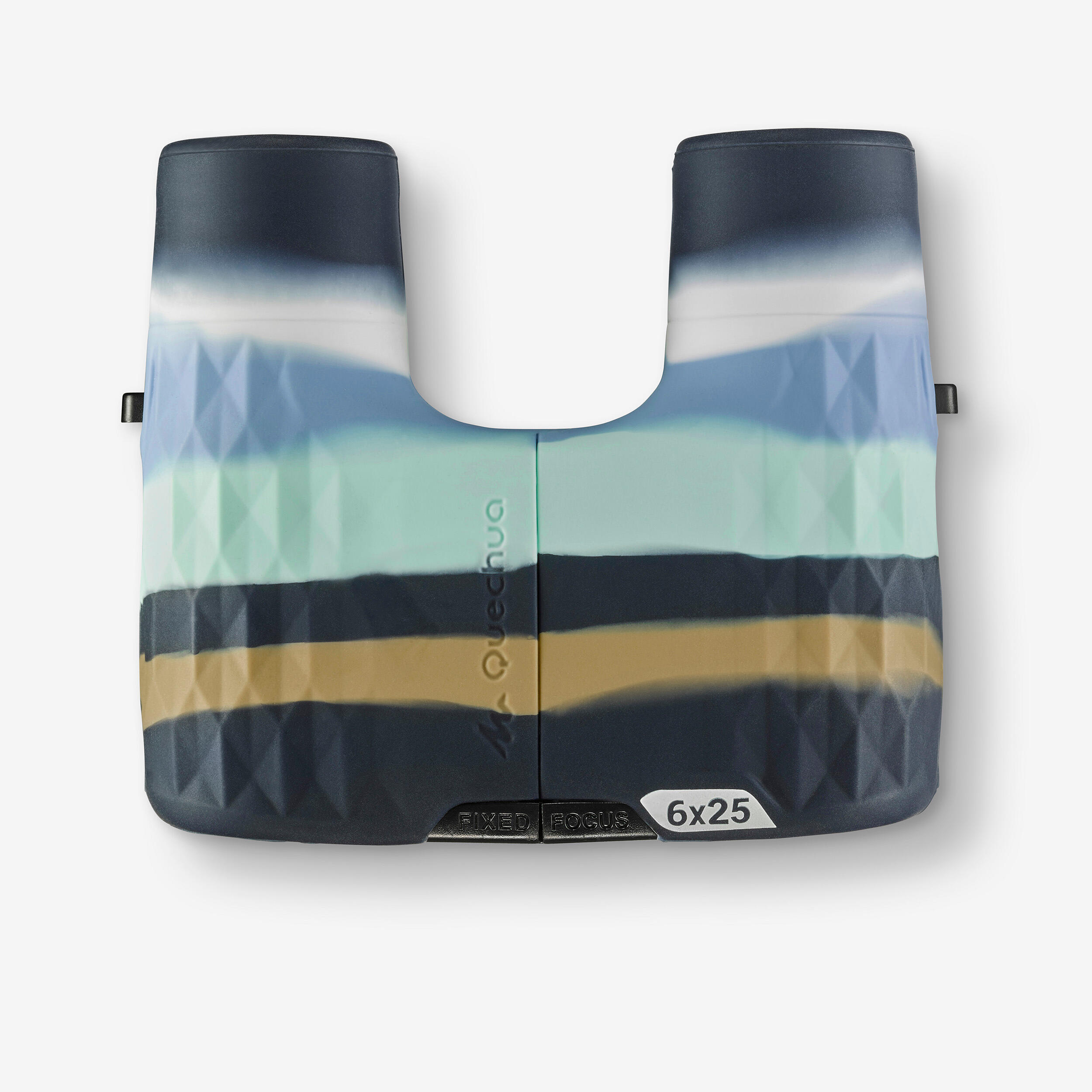 QUECHUA Wandelverrekijker voor kinderen MH B100 fix focus vergroting x6 blauw