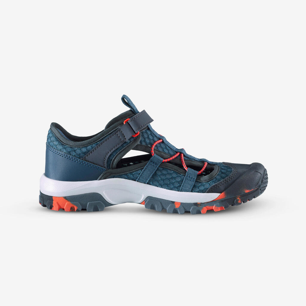 Chaussures respirantes de randonnée enfant, MH900 bleu