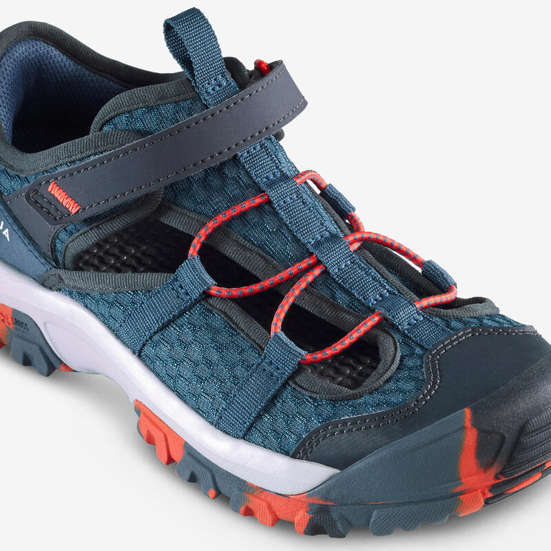 Chaussures respirantes de randonnée enfant, MH900 bleu