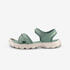 Kids’ Hiking Sandals MH100 TW UK Size 13 to 4 - Khaki and Yellow