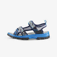 Kids’ Hiking Sandals MH120 TW  - Jr size 10 TO Adult size 6 - Blue