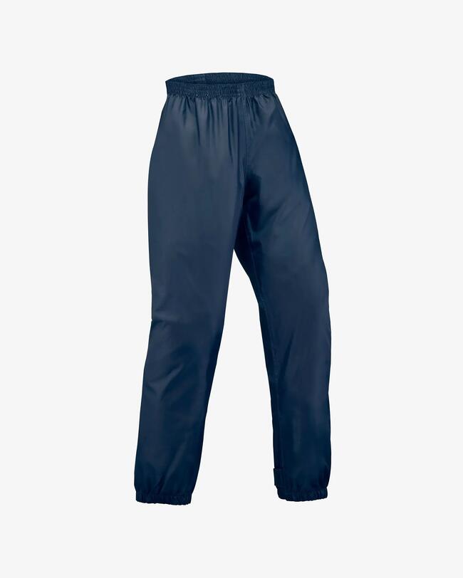 KIDS’ WATERPROOF HIKING OVERTROUSERS - MH100