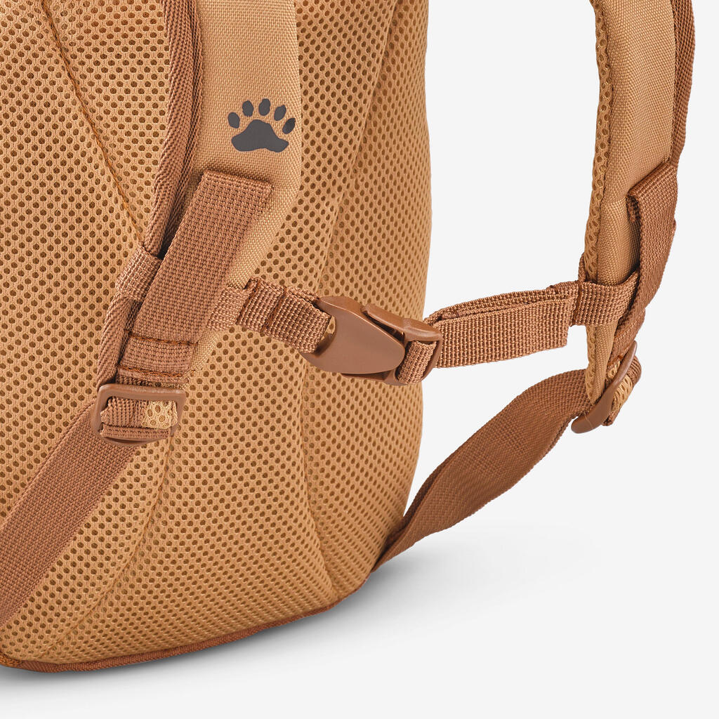5 L kids’ hiking backpack, 2-6 years, MH100  Brown