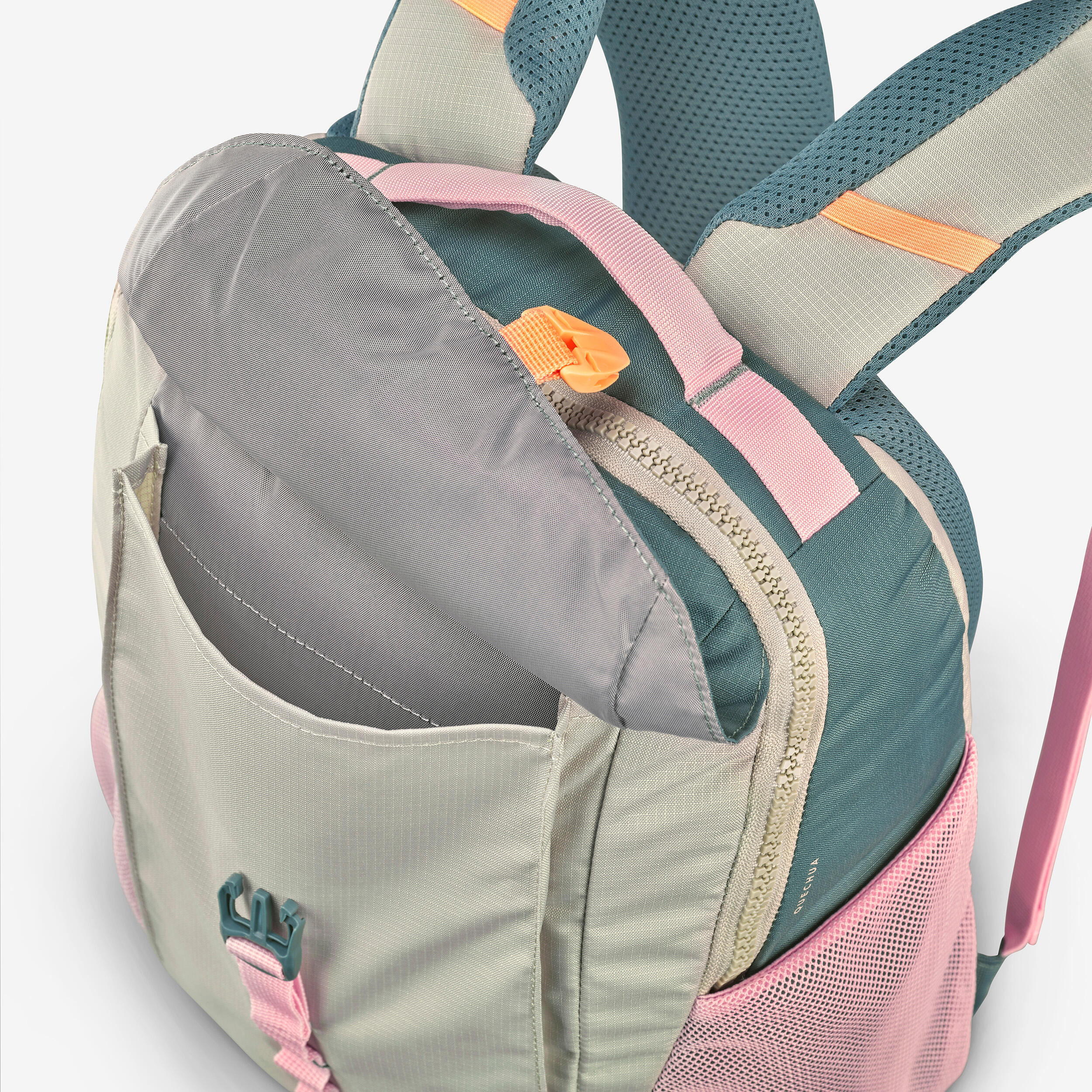 Mochila de senderismo niños 7-15 años 15L - NH900 verde  6/11