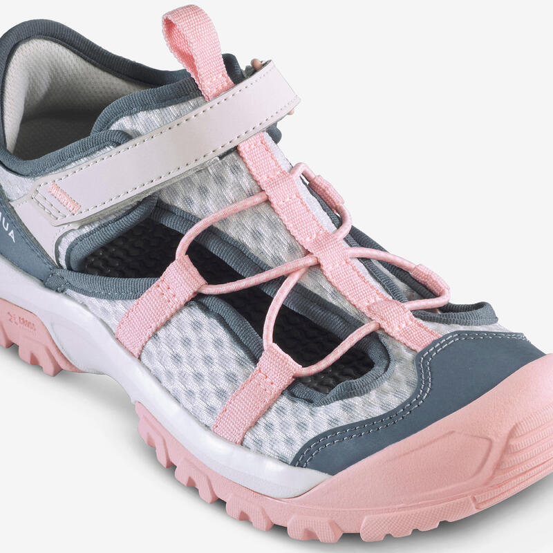 Chaussures respirantes de randonnée enfant, MH900 beige