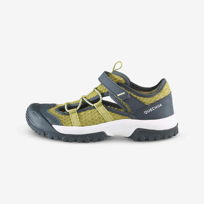 Trekkingsandalen Kinder 28–39 leicht mit Klettverschluss Wandern - MH900 rosa