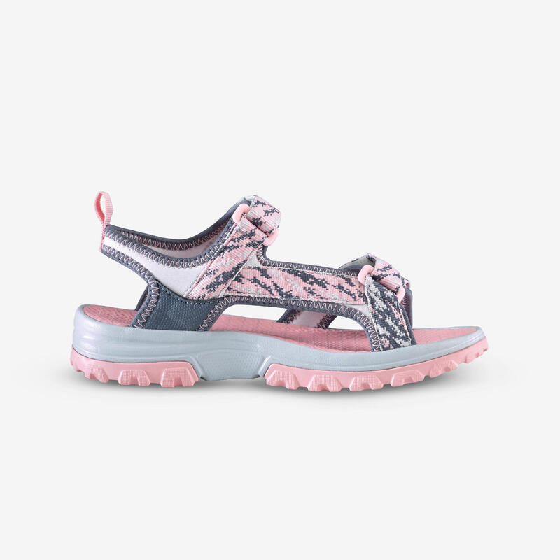 Sandales de randonnée enfant, NH500 rose