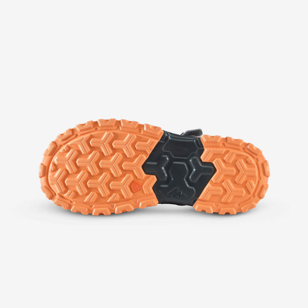 Sandales de randonnée enfant, NH500 gris