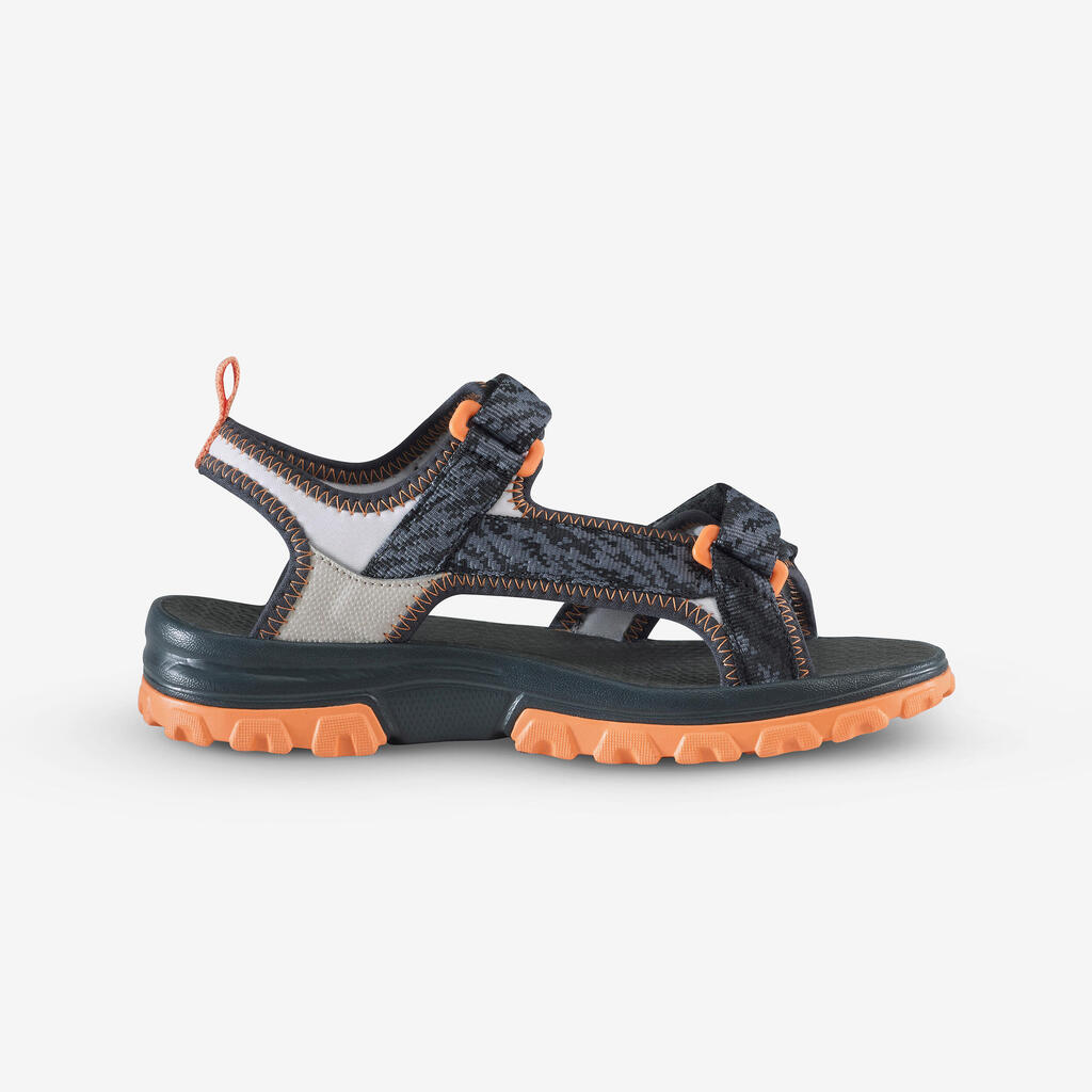Sandales de randonnée enfant, NH500 gris