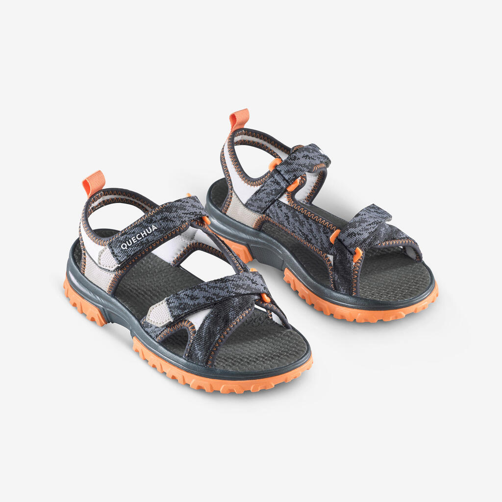 Children’s Hiking Sandals NH500 - Grey