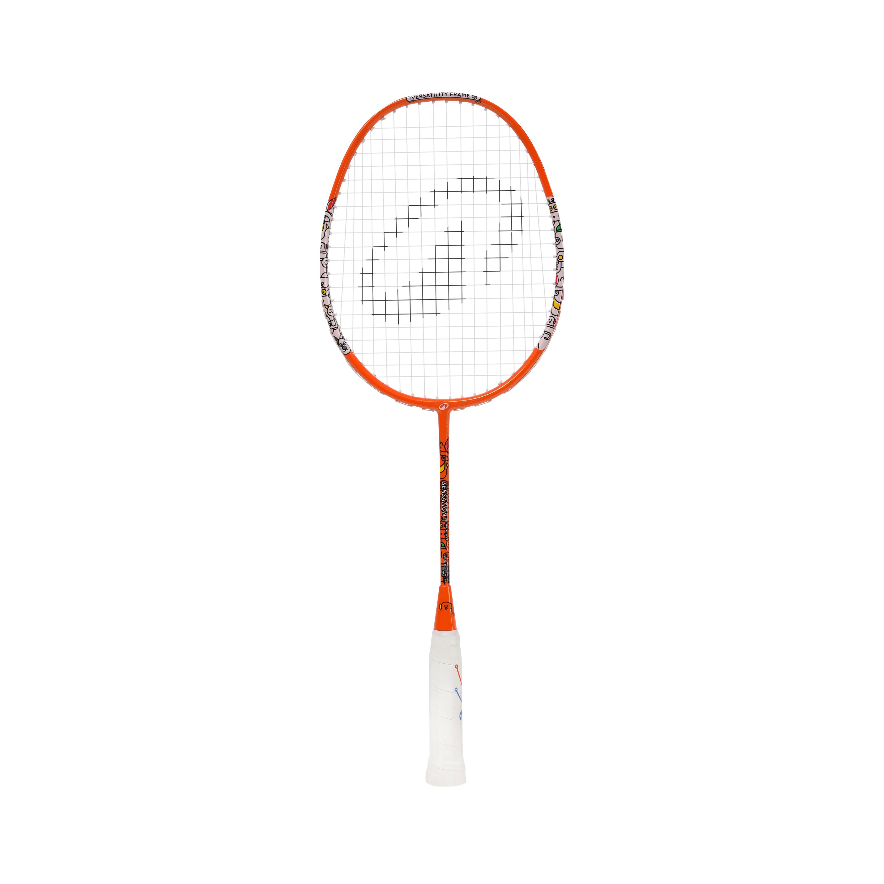 KID BADMINTON RACKET BR SENSATION 190 EASY KID RED