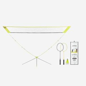 Juego de red de bádminton portátil Discover Set 3M V2 Amarillo