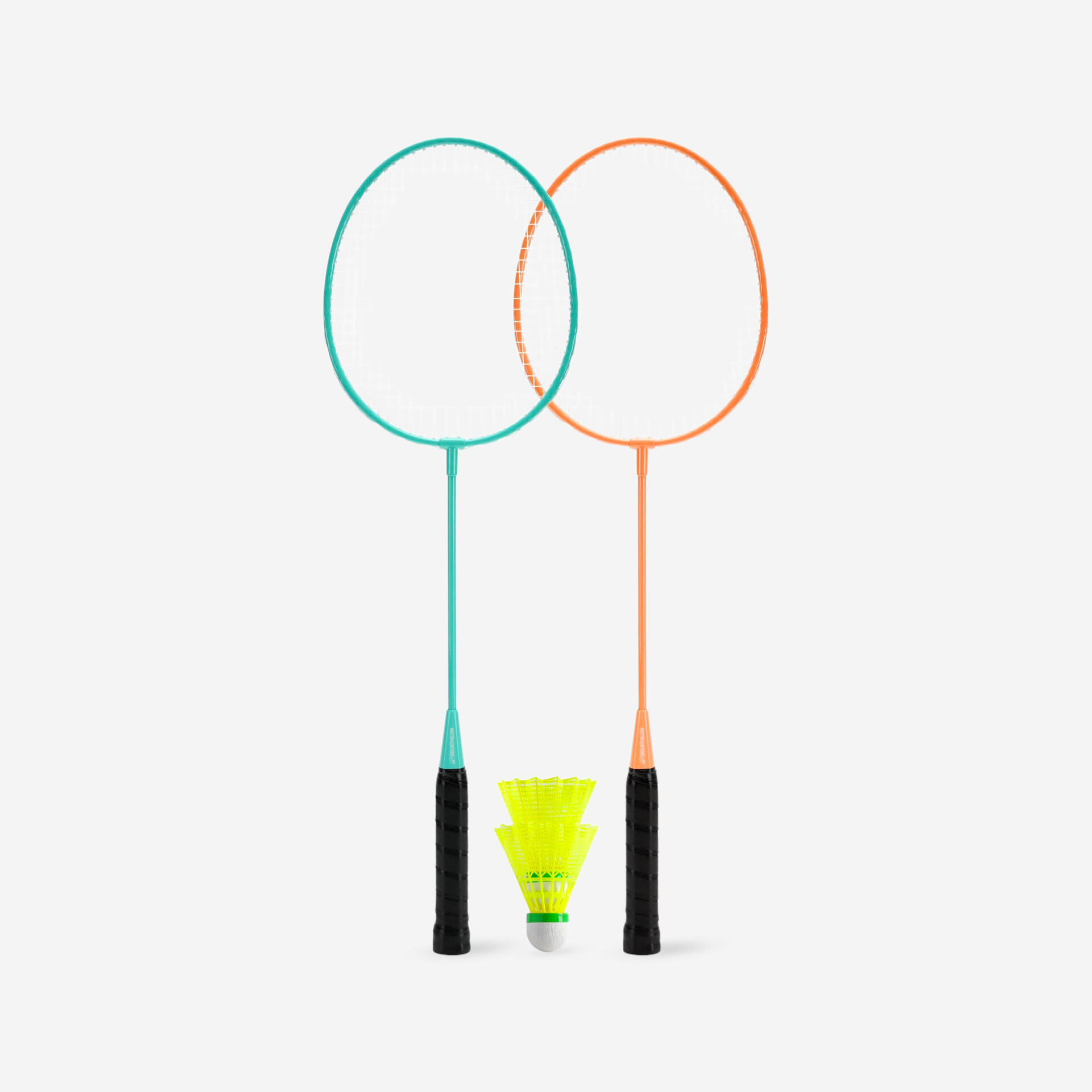 Set raquettes de badminton de loisir adulte discover br100ad - turquoise/orange - Sports de Raquettes - Matériel badminton - PERFLY-Decathlon PRO -