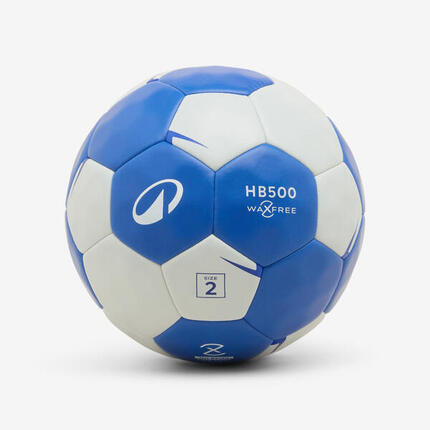 Handbal zonder hars maat 2 Waxfree Ultragrip blauw wit