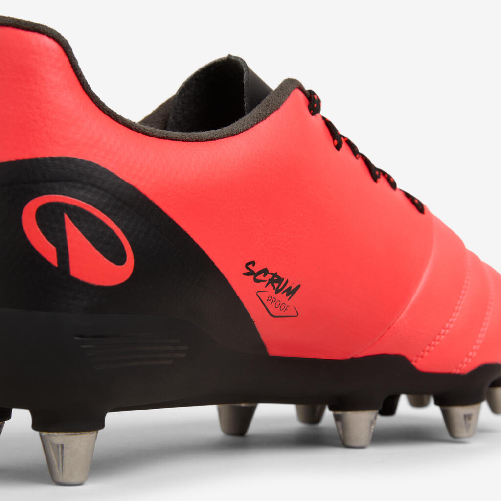 Narandžasto-crne kopačke za ragbi za odrasle IMPACT R500 SG8 LIMITED EDITION
