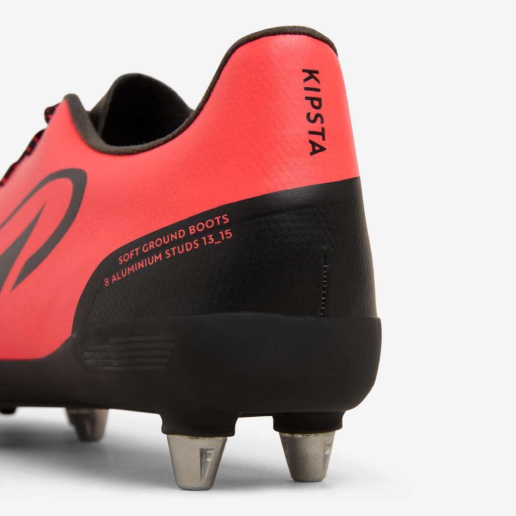 Narandžasto-crne kopačke za ragbi za odrasle IMPACT R500 SG8 LIMITED EDITION