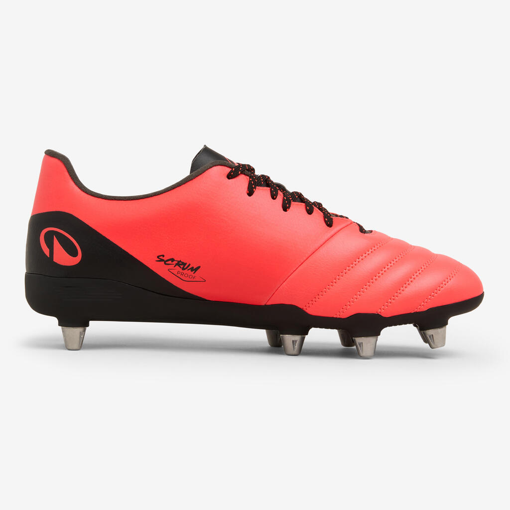 Narandžasto-crne kopačke za ragbi za odrasle IMPACT R500 SG8 LIMITED EDITION