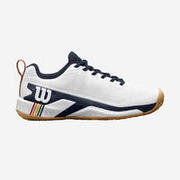 Încălțăminte de tenis pe zgură Wilson Rush Pro 4.5 Roland Garros Alb Bărbați