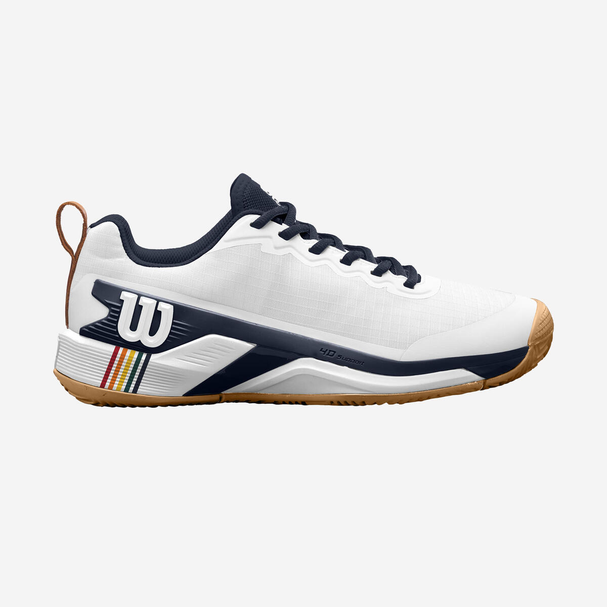 Chaussures de tennis homme Terre Battue -Wilson Rush Pro 4.5 blanc Roland Garros