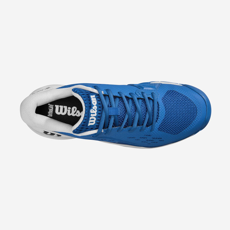Chaussures de tennis homme Multicourt - Wilson Rush Pro Ace bleu blanc
