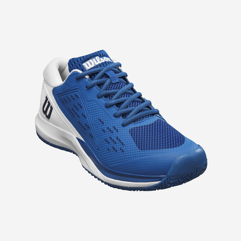 Chaussures de tennis homme Multicourt - Wilson Rush Pro Ace bleu blanc