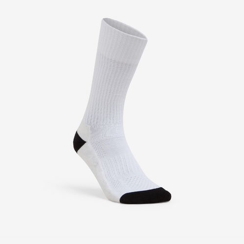 Chaussettes de handball adulte - 1 paire H500 HIGH blanc / noir