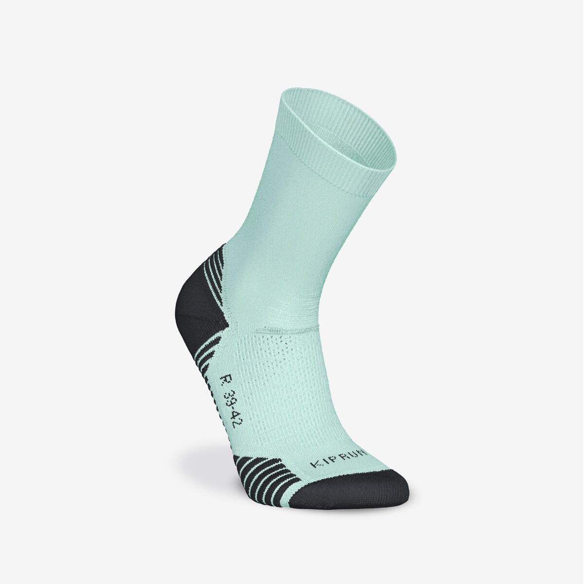Lot de 2 paires de chaussettes de running run500 epaisses mi-mollet