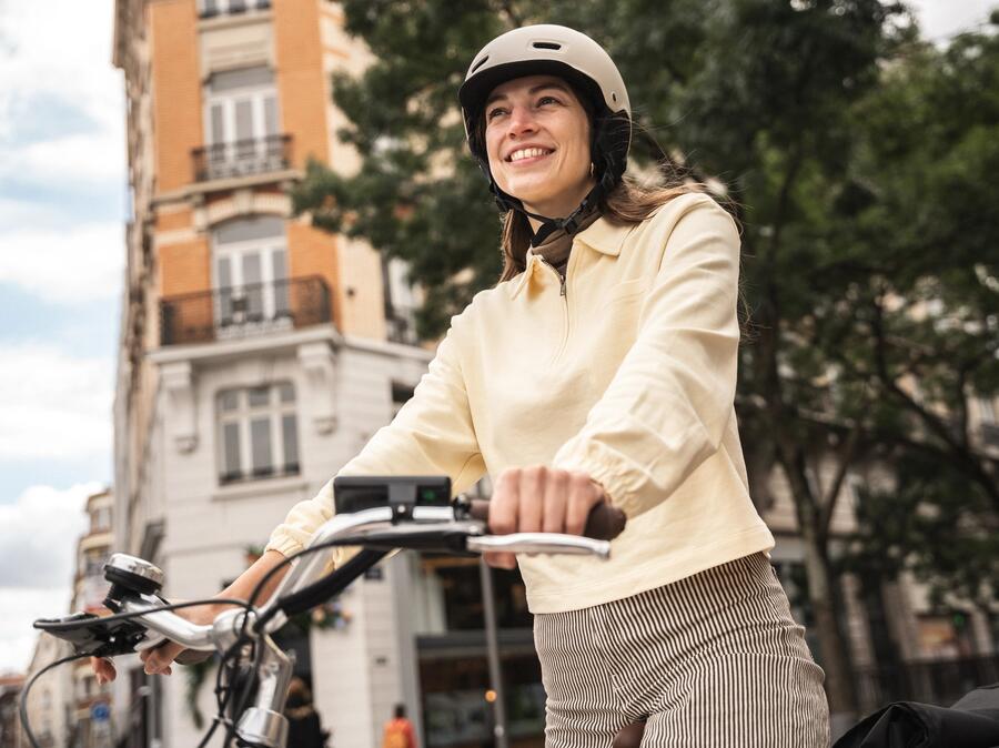 man cycling