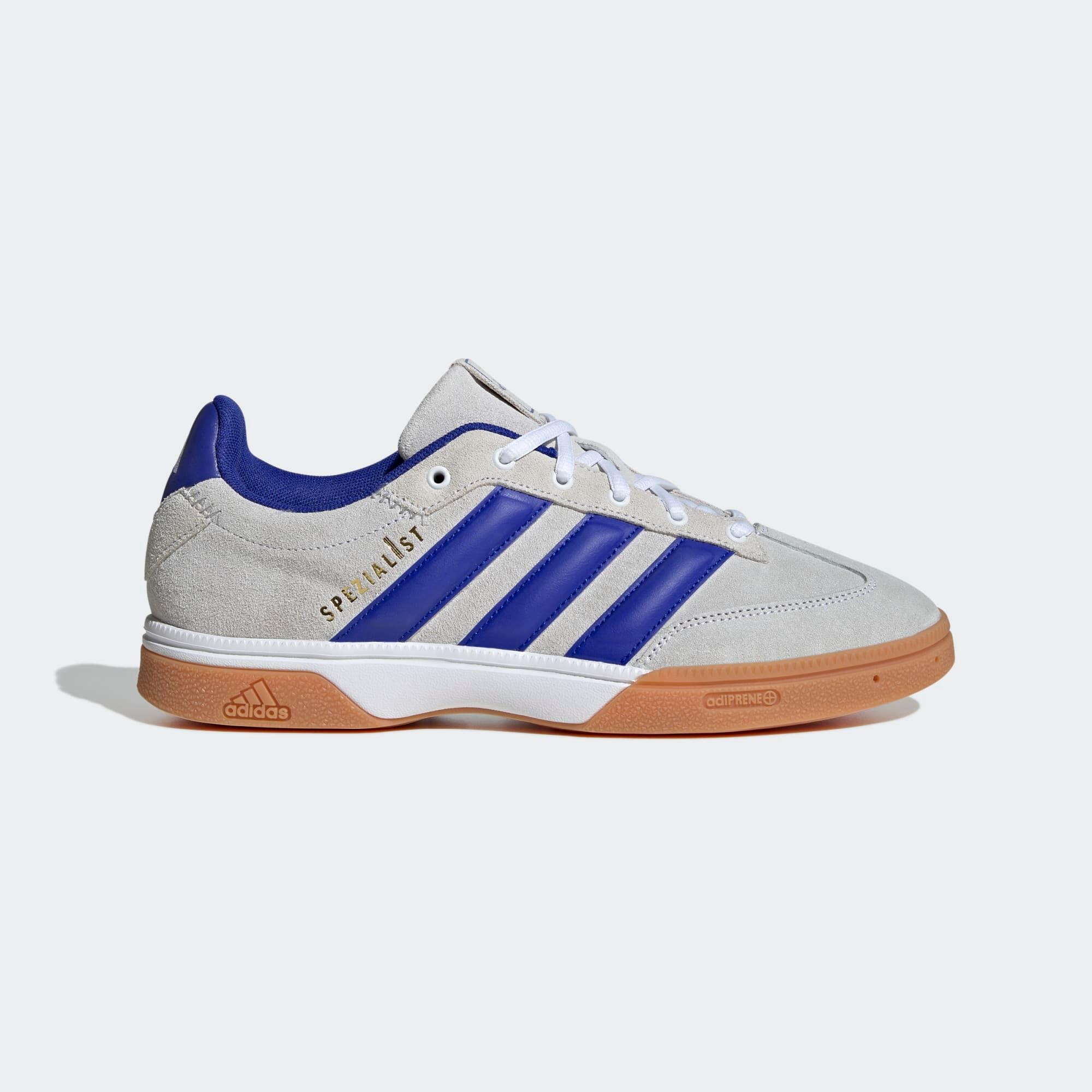 ADIDAS Handbalschoenen voor volwassenen Spezialist grijs blauw