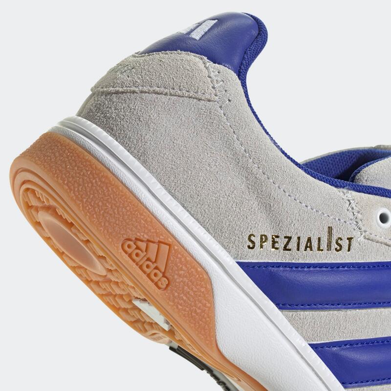 Încălțăminte de handbal adulți - adidas spezialist gri-albastru