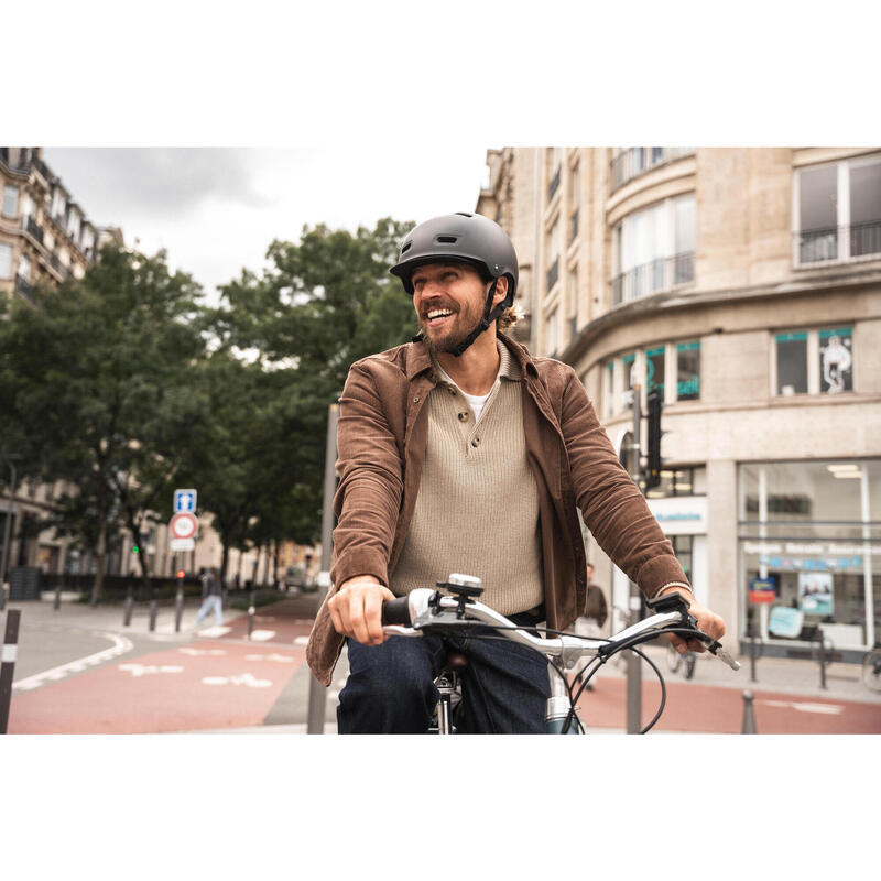 Vélo de ville électrique connecté Elops 920 E Connect LF bleu canard