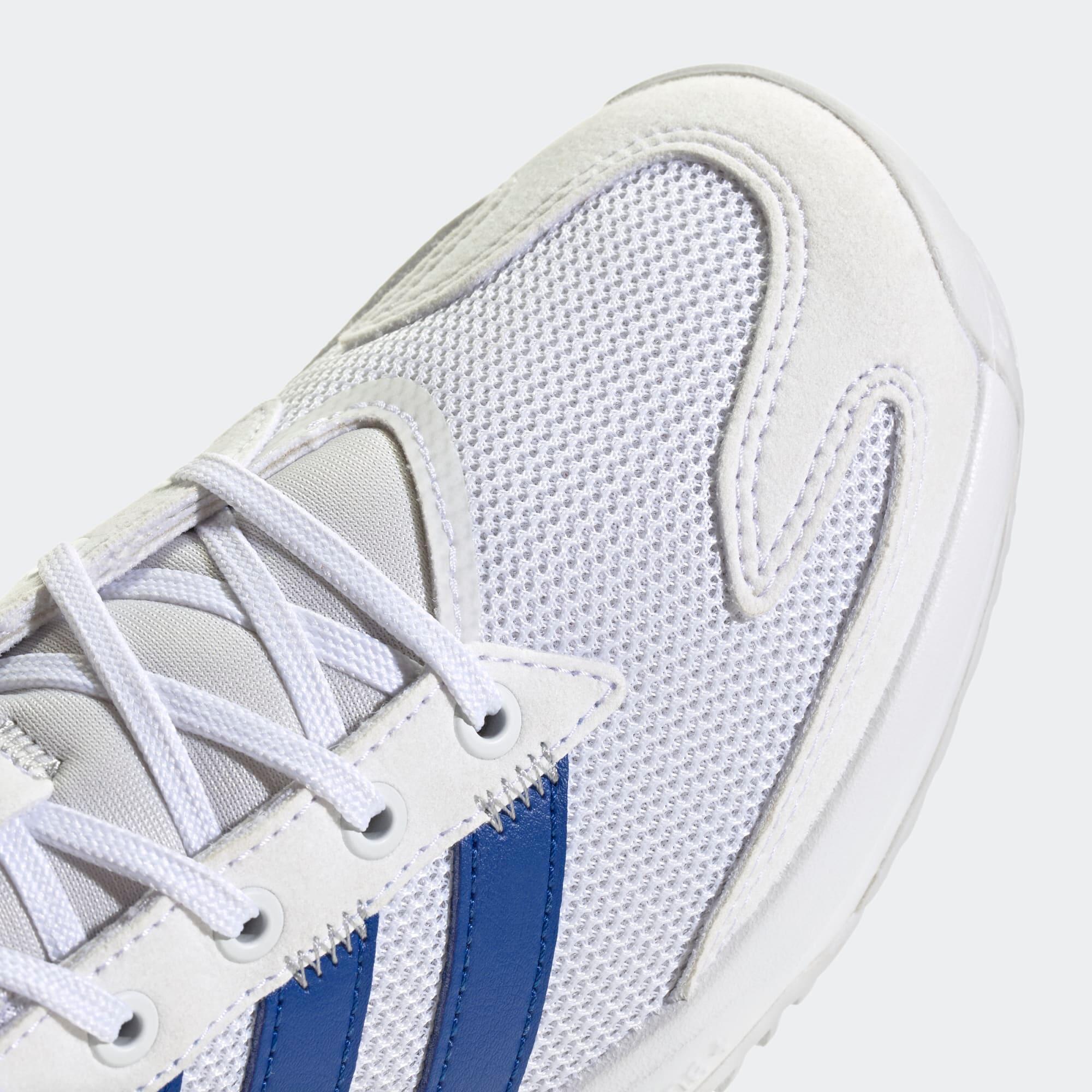 Chaussures de handball enfant - Adidas Stabil blanc / bleu 5/9