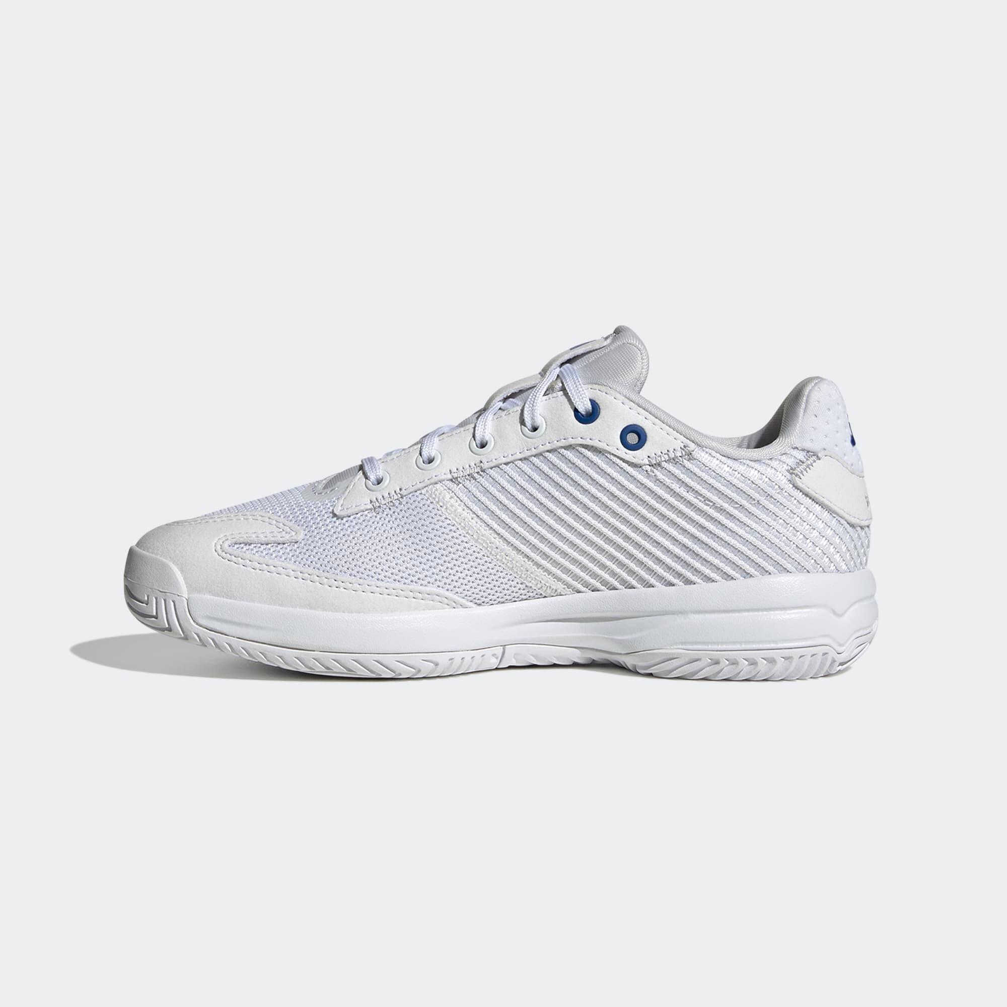 Chaussures de handball enfant - Adidas Stabil blanc / bleu 9/9