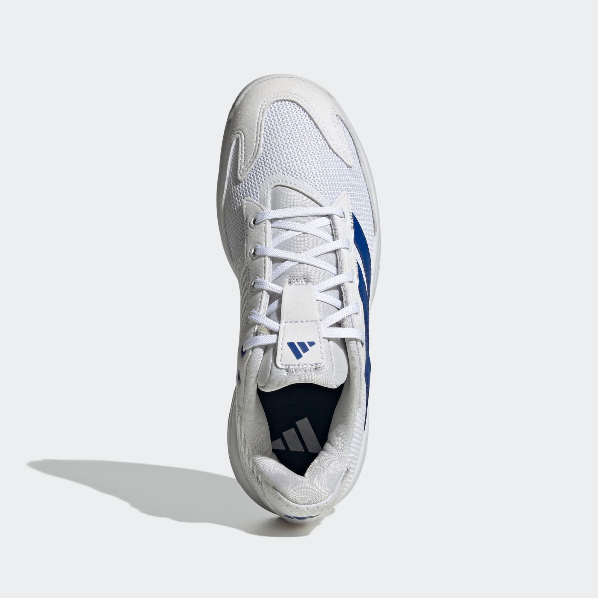 Chaussures de handball enfant - Adidas Stabil blanc / bleu 3/9