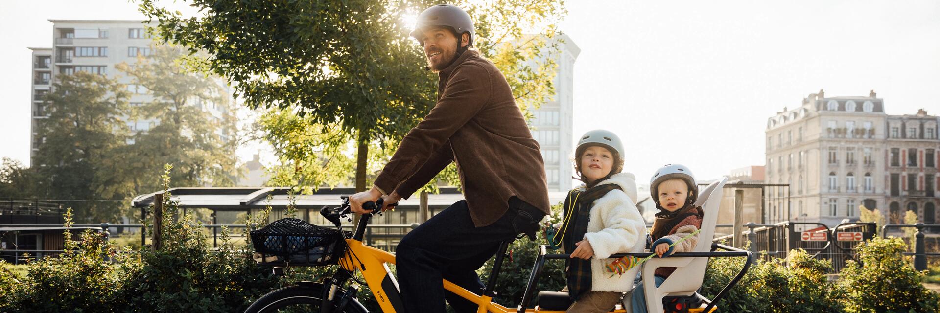 Familien-Cargo-Bike von Decathlon