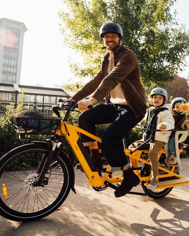 cargo bike decathlon 2 children