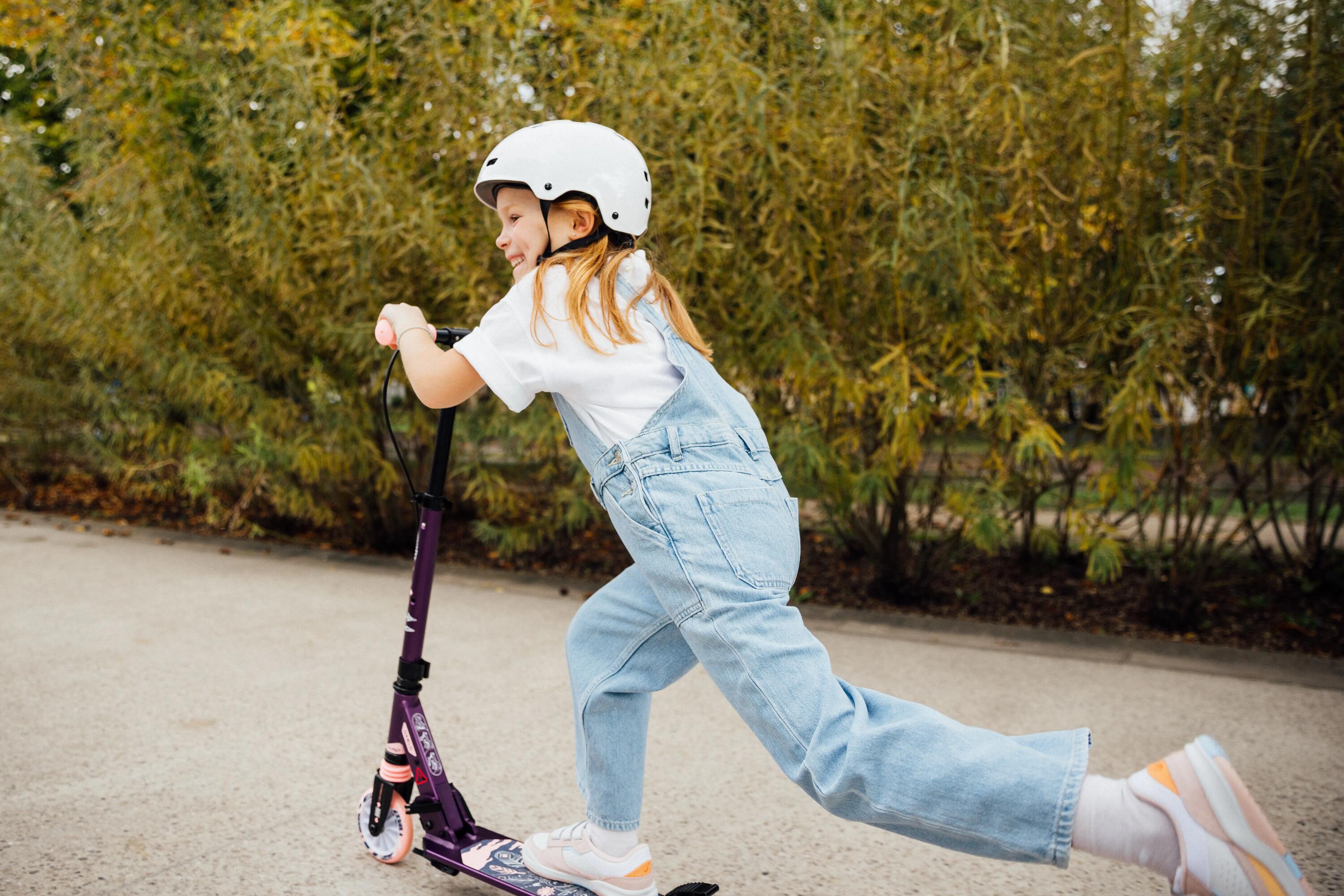 Cască Role/Skateboard/Trotinetă MF 500 Alb  18/19