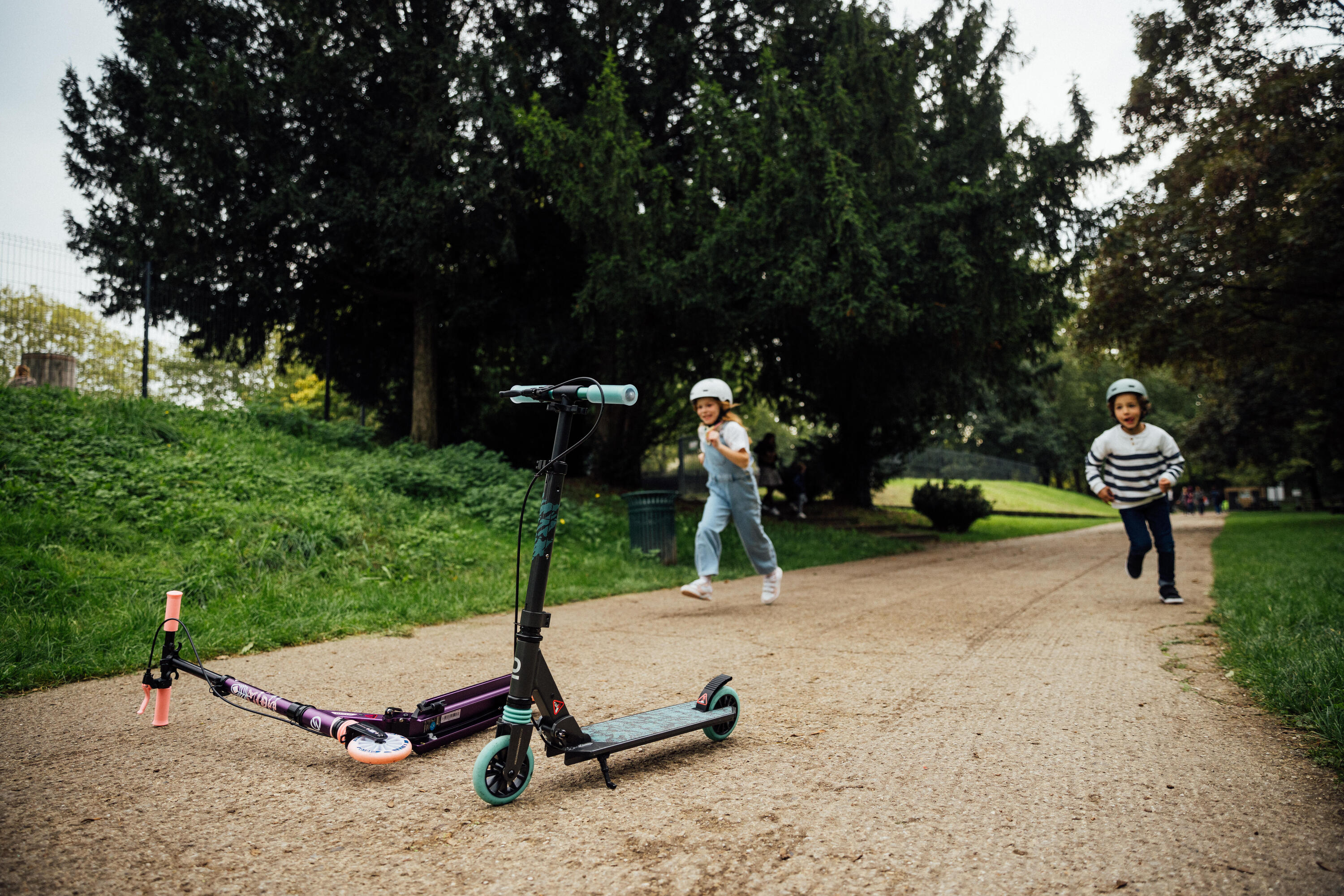 Trottinette avec frein au guidon et suspension enfant, MID 5 12/13