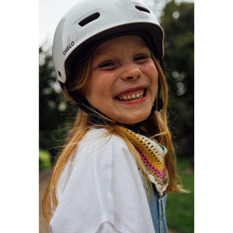 Cască Role/Skateboard/Trotinetă MF 500 Alb 