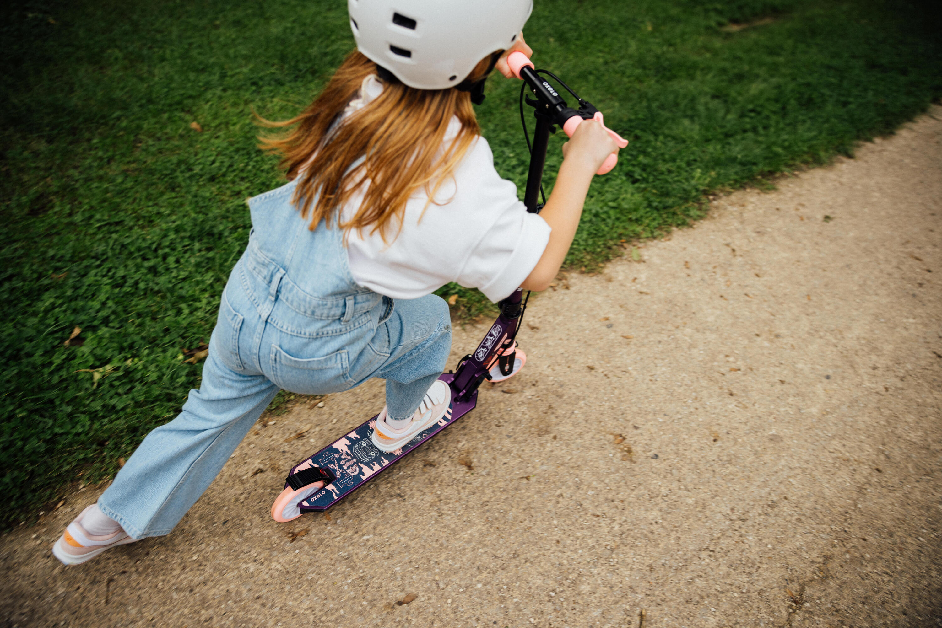 Trottinette avec frein au guidon et suspension enfant, MID 5 12/14