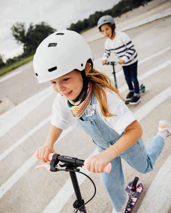 Scooter Tretroller Kinder Federung Lenkerbremse - Mid 5