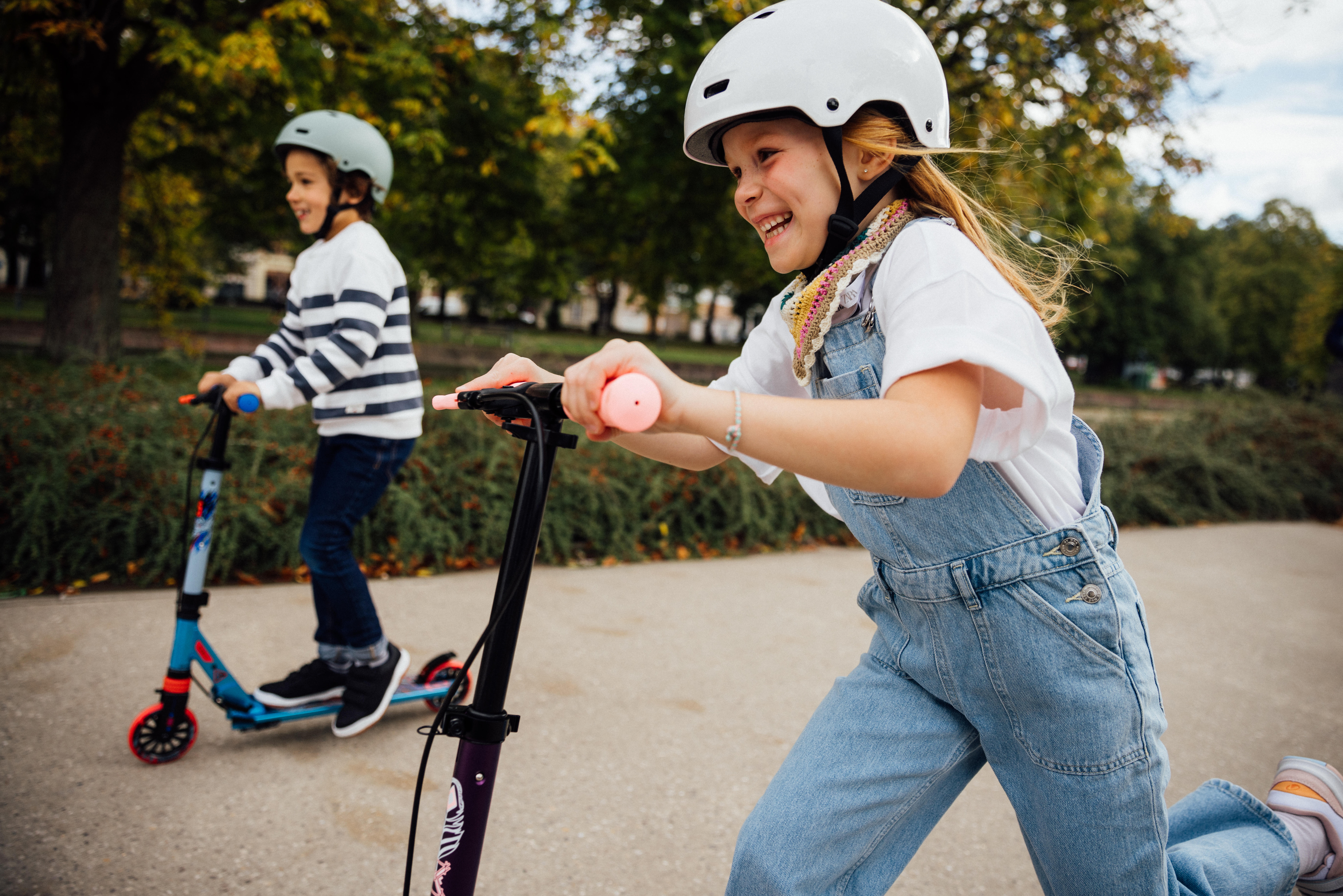 Kids' Kick Scooter - MID5  Purple - OXELO