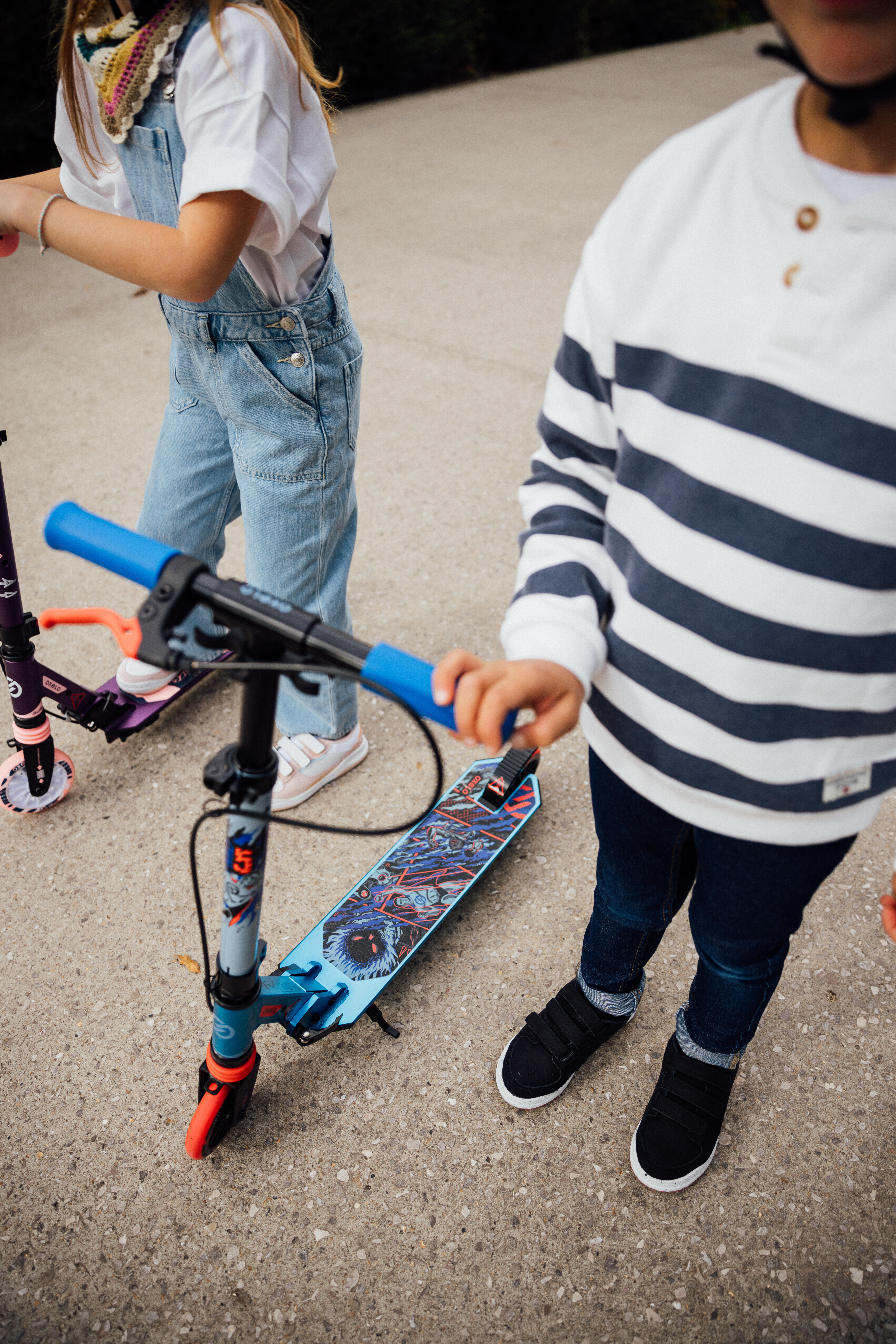 Kids' Kick Scooter - MID5  Blue - OXELO