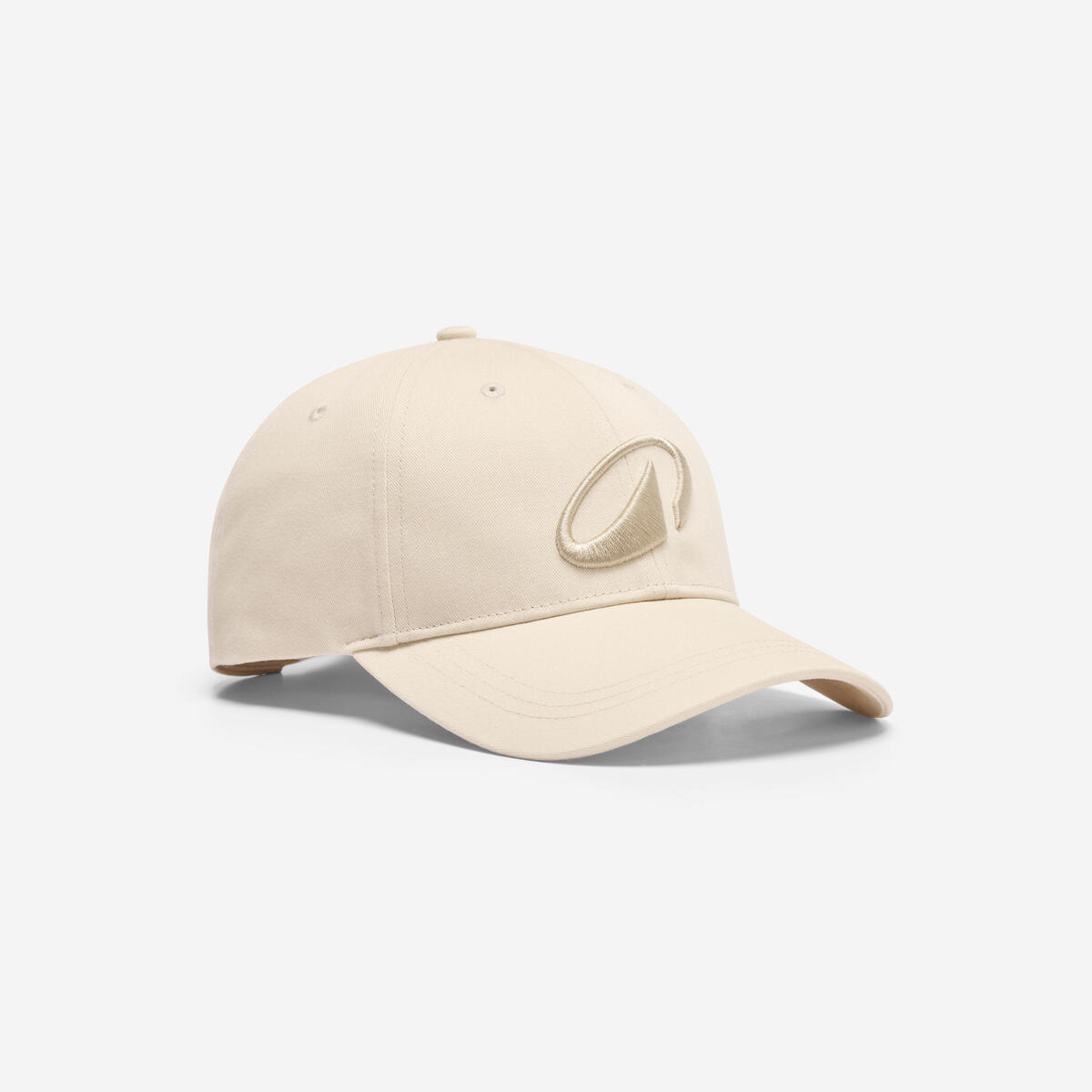 Casquette de fitness en coton, beige