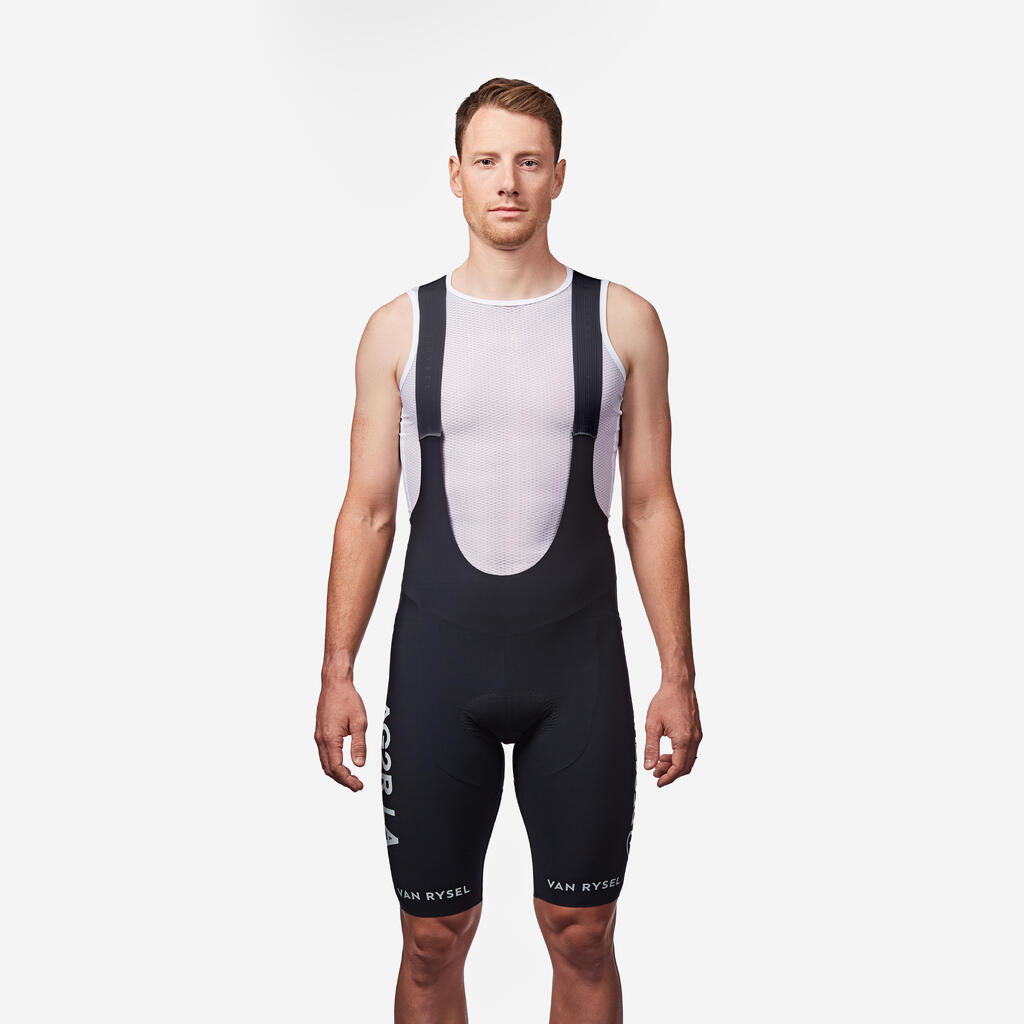 Rennradhose Träger kurz offiziell Decathlon AG2R La Mondiale 
