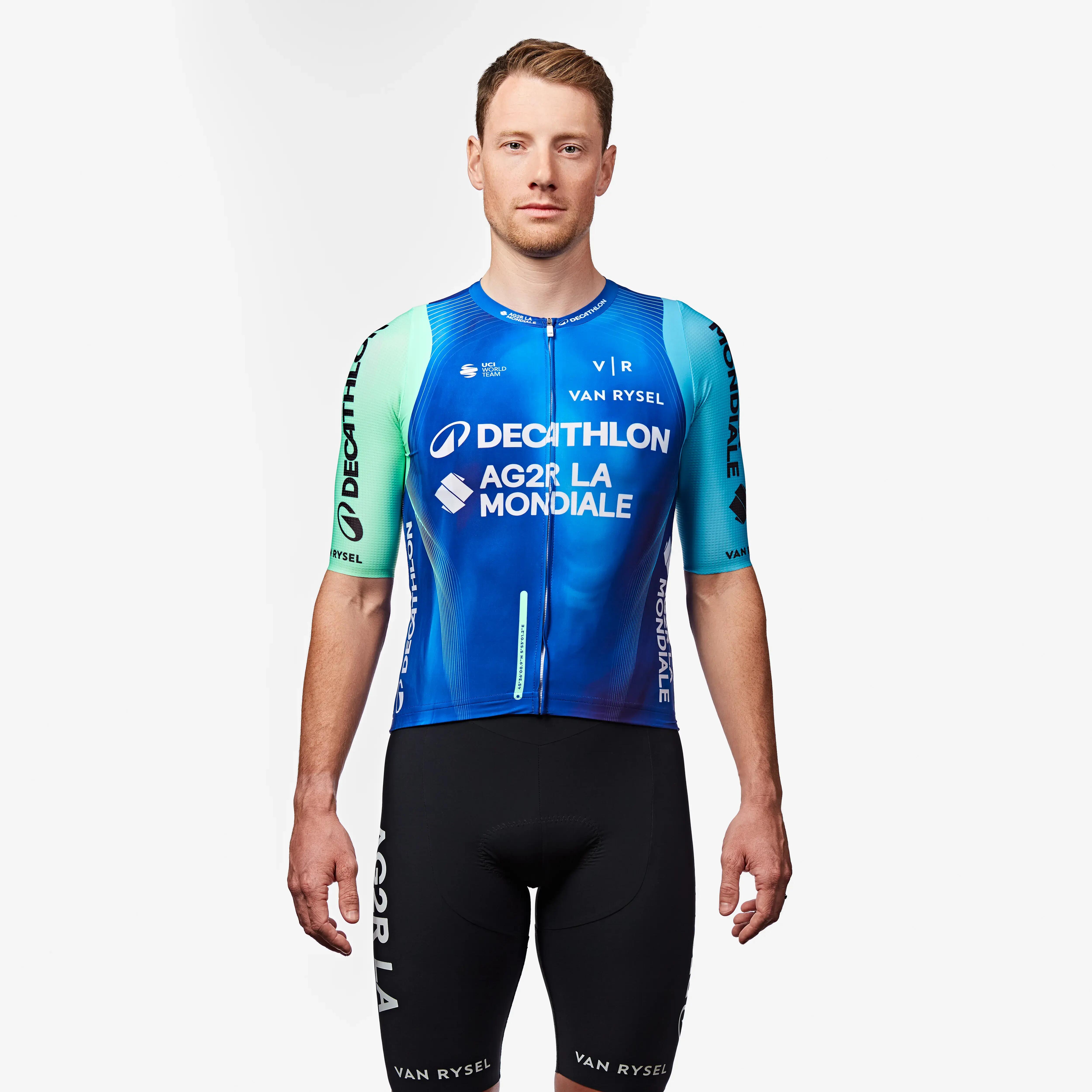 RCR PRO Official Road Cycling Jersey - Decathlon AG2R La Mondiale