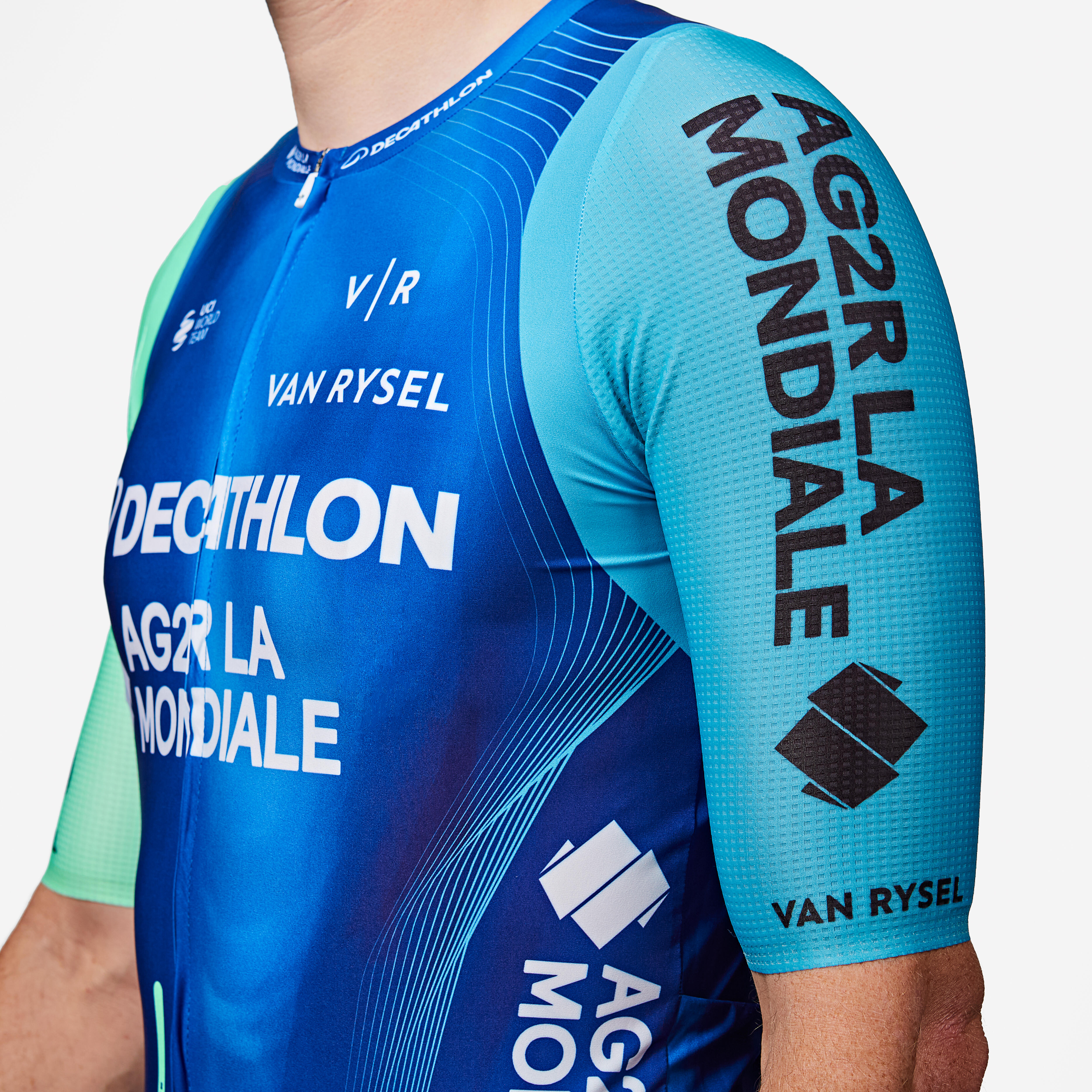 Ag2r Maillot Manga Larga Decathlon TRICOTA CICLISMO RUTA RCR PRO