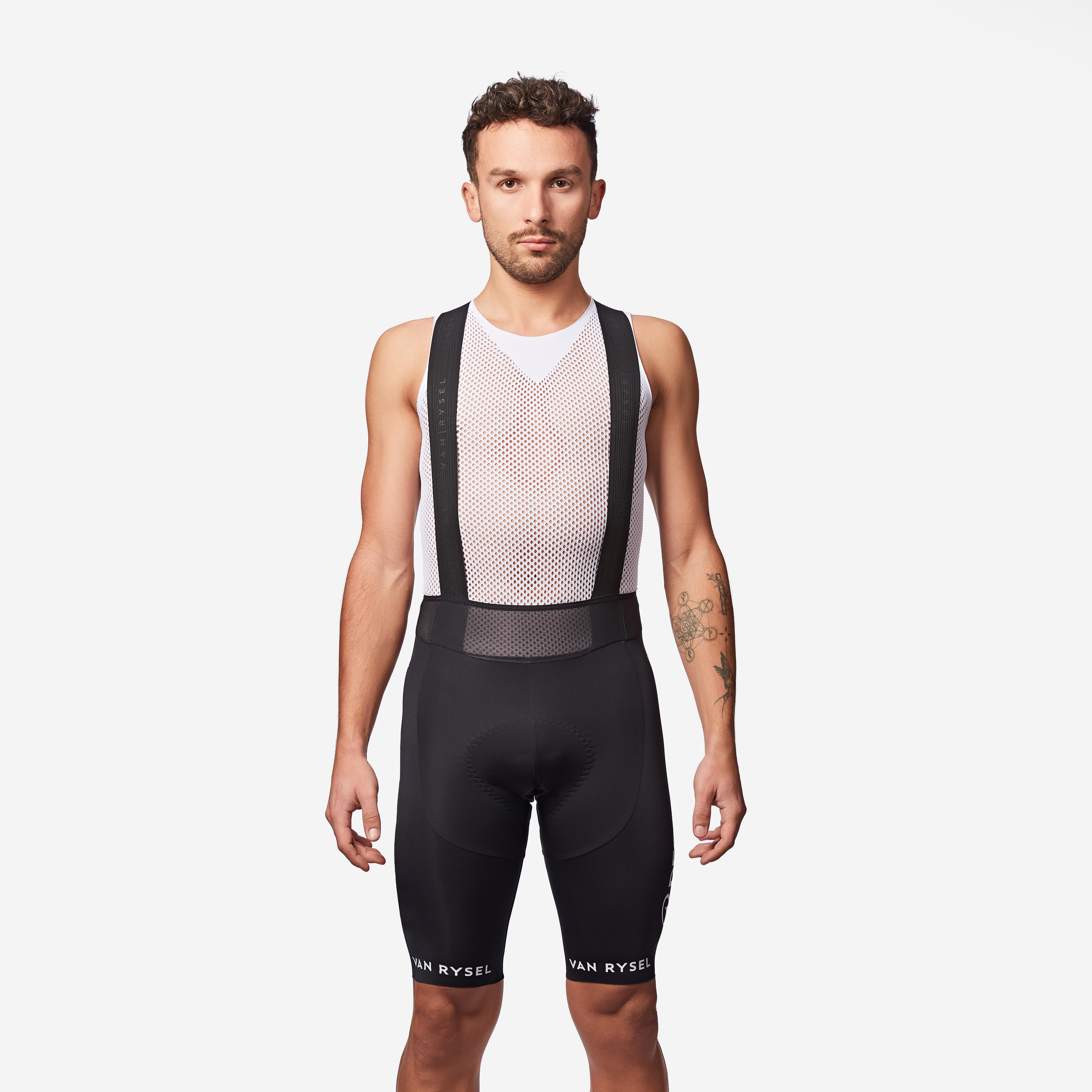 Men's Road Cycling Bib Shorts - Decathlon AG2R La Mondiale - VAN RYSEL