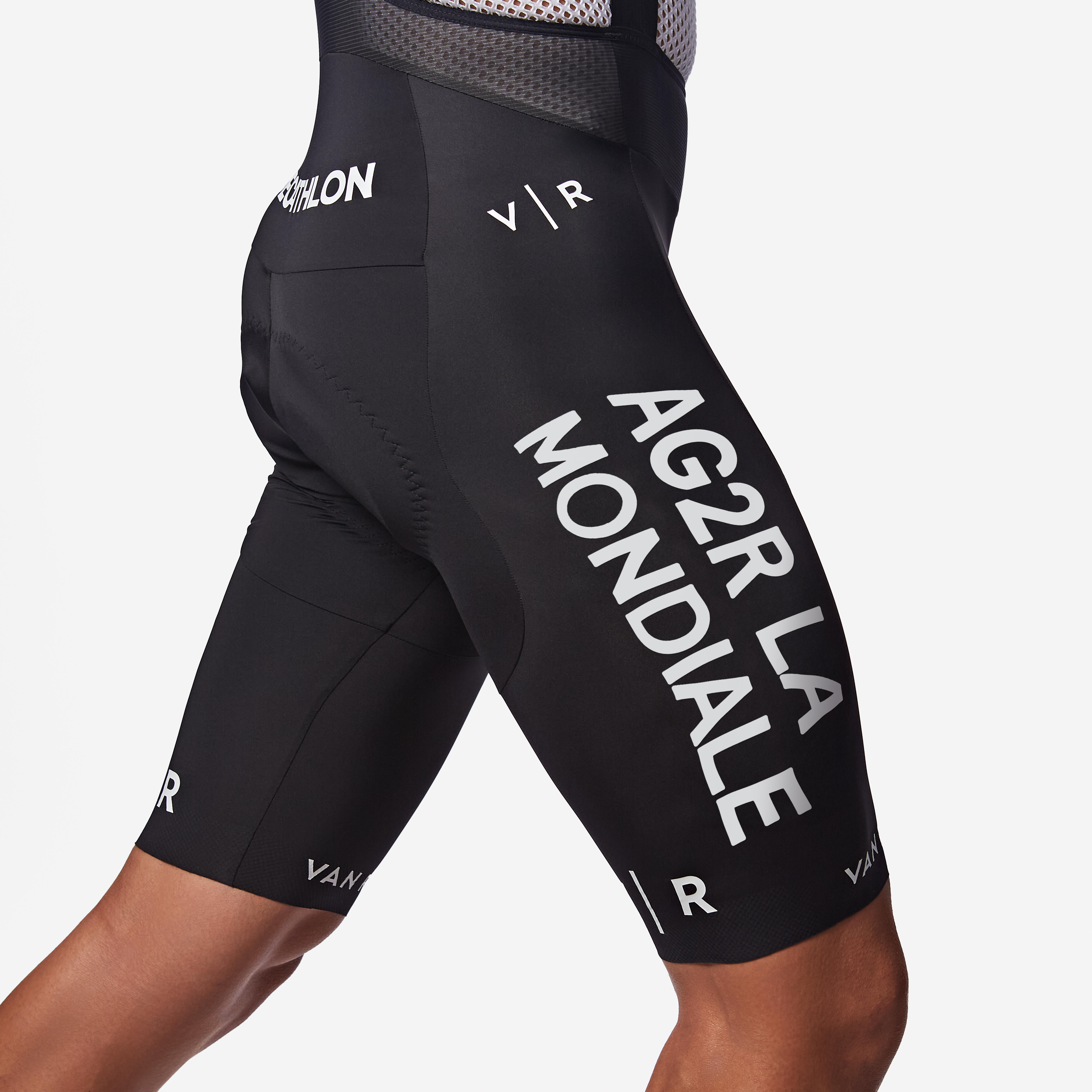 Men's Road Cycling Bib Shorts - Decathlon AG2R La Mondiale - VAN RYSEL